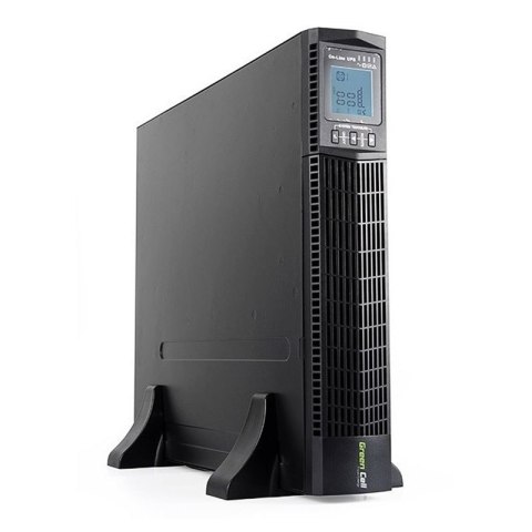 Green Cell - Zasilacz awaryjny UPS do szafy rack RTII 2000VA 1800W z wyświetlaczem LCD Green Cell - Zasilacz awaryjny UPS do szafy rack RTII 2000VA 1800W z wyświetlaczem LCD