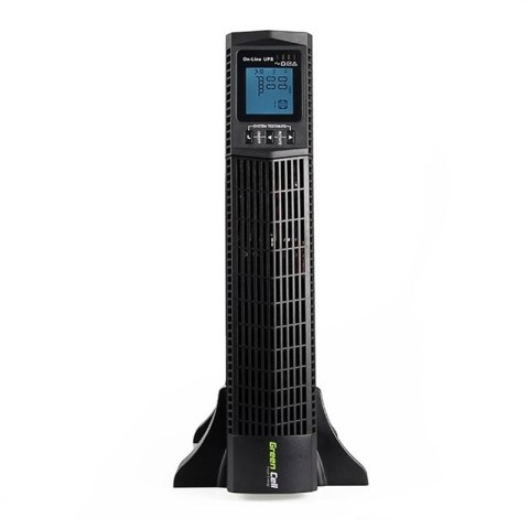 Green Cell - Zasilacz awaryjny UPS do szafy rack RTII 2000VA 1800W z wyświetlaczem LCD Green Cell - Zasilacz awaryjny UPS do szafy rack RTII 2000VA 1800W z wyświetlaczem LCD