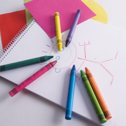 Topwrite - Kredki świecowe, woskowe 12 kolorów Topwrite - Kredki świecowe, woskowe 12 kolorów