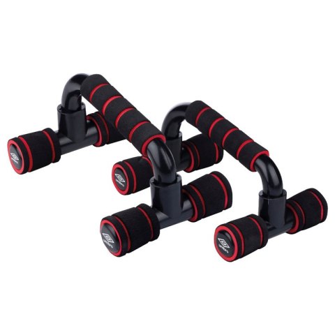 Umbro - Push Up Bars uchwyty do pompek 2 szt. (czerwony) Umbro - Push Up Bars uchwyty do pompek 2 szt. (czerwony)