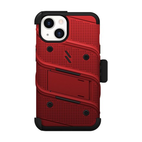ZIZO BOLT Series - Pancerne etui iPhone 14 ze szkłem 9H na ekran + uchwyt z podstawką (czerwony) ZIZO BOLT Series - Pancerne etui iPhone 14 ze szkłem 9H na ekran + uchwyt z podstawką (czerwony)