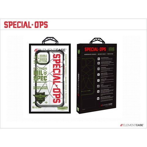 Element Case Special Ops X5 - Pancerne etui iPhone 14 (Mil-Spec Drop Protection) (Clear/Black) Element Case Special Ops X5 - Pancerne etui iPhone 14 (Mil-Spec Drop Protection) (Clear/Black)