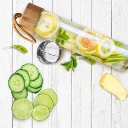 ORION SZKLANA BUTELKA 450ml NA WODĘ Z SITKIEM 143757