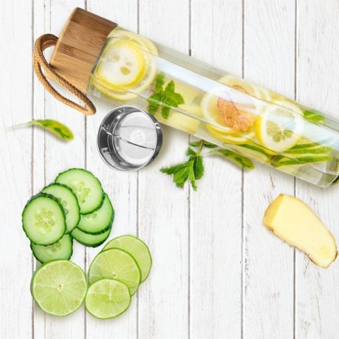 ORION SZKLANA BUTELKA 450ml NA WODĘ Z SITKIEM 143757 ORION SZKLANA BUTELKA 450ml NA WODĘ Z SITKIEM 143757