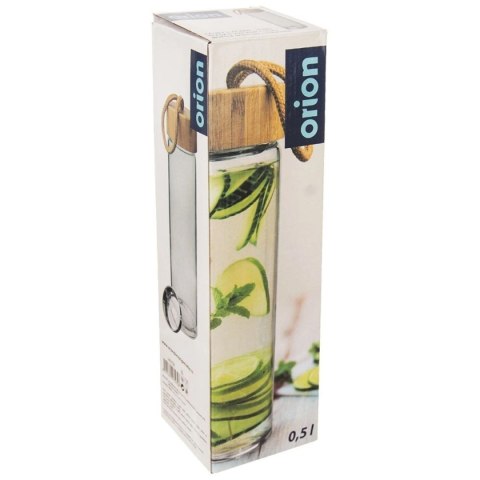 ORION SZKLANA BUTELKA 450ml NA WODĘ Z SITKIEM 143757 ORION SZKLANA BUTELKA 450ml NA WODĘ Z SITKIEM 143757
