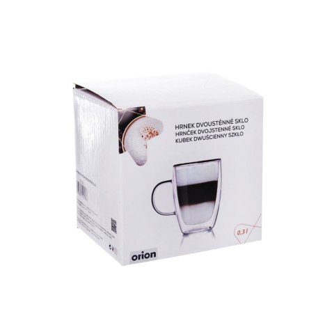 ORION SZKLANKA TERMICZNA 300ML Z PODWÓJNĄ SCIANKĄ DO LATTE ORION SZKLANKA TERMICZNA 300ML Z PODWÓJNĄ SCIANKĄ DO LATTE
