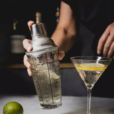KLAUSBERG SZKLANY SHAKER BARMAŃSKI 400ml Z PRZEPISAMI KLAUSBERG KB-7647 KLAUSBERG SZKLANY SHAKER BARMAŃSKI 400ml Z PRZEPISAMI KLAUSBERG KB-7647