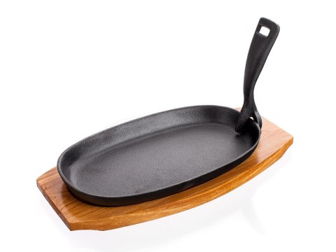 BANQUET TALERZ PÓŁMISEK PATELNIA ŻELIWNA Z DESKĄ BANQUET GRADA BANQUET TALERZ PÓŁMISEK PATELNIA ŻELIWNA Z DESKĄ BANQUET GRADA