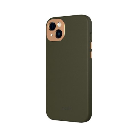 Moshi Napa Slim MagSafe - Skórzane etui iPhone 14 Plus (Juniper Green) Moshi Napa Slim MagSafe - Skórzane etui iPhone 14 Plus (Juniper Green)