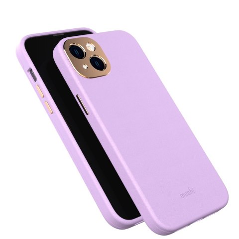 Moshi Napa Slim MagSafe - Skórzane etui iPhone 14 Plus (Lavender Purple) Moshi Napa Slim MagSafe - Skórzane etui iPhone 14 Plus (Lavender Purple)