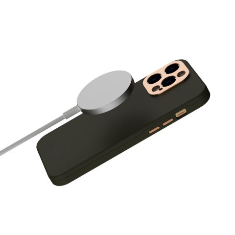 Moshi Napa Slim MagSafe - Skórzane etui iPhone 14 Pro Max (Juniper Green) Moshi Napa Slim MagSafe - Skórzane etui iPhone 14 Pro Max (Juniper Green)