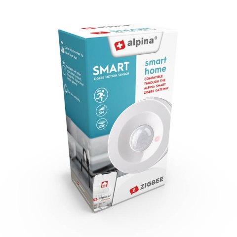 Alpina - Inteligentny czujnik ruchu PIR sieć Zigbee Alpina - Inteligentny czujnik ruchu PIR sieć Zigbee