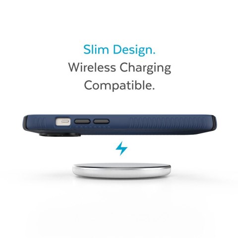 Speck Presidio2 Grip - Antypoślizgowe etui iPhone 15 Plus / 14 Plus (Coastal Blue / Black / White) Speck Presidio2 Grip - Antypoślizgowe etui iPhone 15 Plus / 14 Plus (Coastal Blue / Black / White)