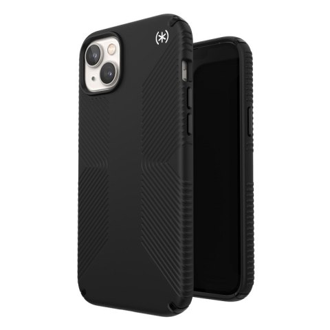 Speck Presidio2 Grip MagSafe - Antypoślizgowe etui iPhone 14 Plus (Black / Black / White) Speck Presidio2 Grip MagSafe - Antypoślizgowe etui iPhone 14 Plus (Black / Black / White)