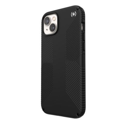 Speck Presidio2 Grip MagSafe - Antypoślizgowe etui iPhone 14 Plus (Black / Black / White) Speck Presidio2 Grip MagSafe - Antypoślizgowe etui iPhone 14 Plus (Black / Black / White)