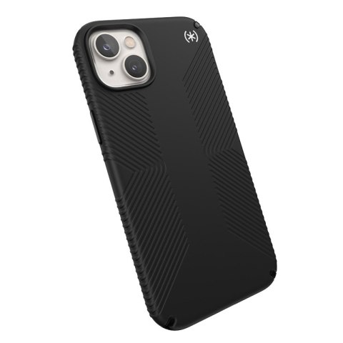 Speck Presidio2 Grip MagSafe - Antypoślizgowe etui iPhone 14 Plus (Black / Black / White) Speck Presidio2 Grip MagSafe - Antypoślizgowe etui iPhone 14 Plus (Black / Black / White)