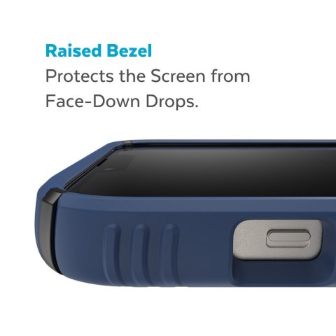 Speck Presidio2 Grip MagSafe - Antypoślizgowe etui iPhone 14 Plus (Coastal Blue / Black / White) Speck Presidio2 Grip MagSafe - Antypoślizgowe etui iPhone 14 Plus (Coastal Blue / Black / White)