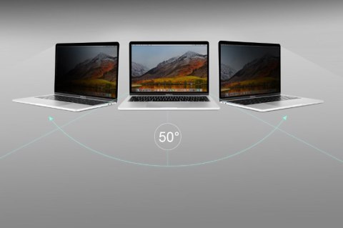Moshi Umbra - Folia ochronna na ekran MacBook Air 13.6" M3 (2024) / M2 (2022) z filtrem prywatyzującym (czarna ramka) Moshi Umbra - Folia ochronna na ekran MacBook Air 13.6" M3 (2024) / M2 (2022) z filtrem prywatyzującym (czarna ramka)