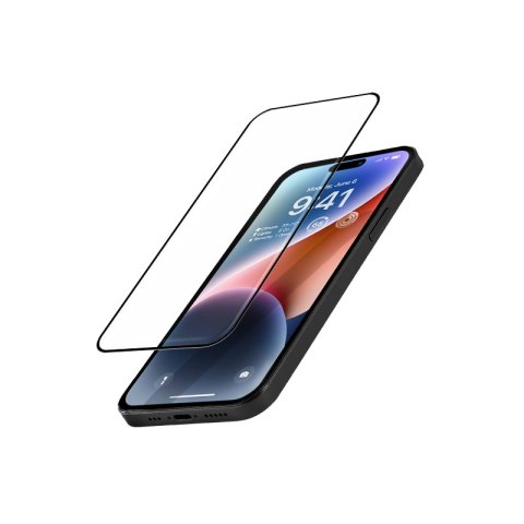 Crong Anti-Bacterial 3D Armour Glass - Szkło hartowane 9H na cały ekran iPhone 14 Pro + ramka instalacyjna Crong Anti-Bacterial 3D Armour Glass - Szkło hartowane 9H na cały ekran iPhone 14 Pro + ramka instalacyjna
