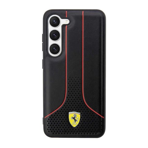 Ferrari Perforated 296P Collection - Etui Samsung Galaxy S23 (czarny) Ferrari Perforated 296P Collection - Etui Samsung Galaxy S23 (czarny)