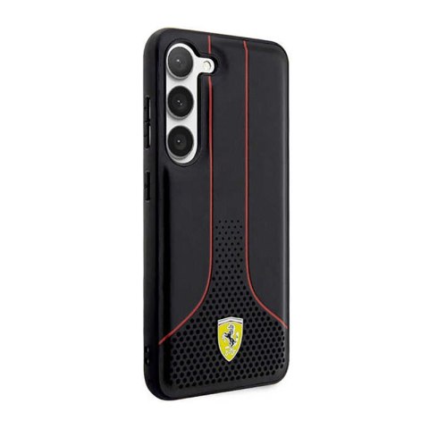 Ferrari Perforated 296P Collection - Etui Samsung Galaxy S23 (czarny) Ferrari Perforated 296P Collection - Etui Samsung Galaxy S23 (czarny)