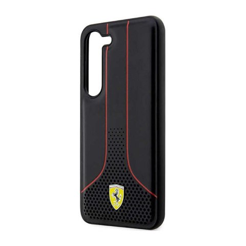 Ferrari Perforated 296P Collection - Etui Samsung Galaxy S23 (czarny) Ferrari Perforated 296P Collection - Etui Samsung Galaxy S23 (czarny)