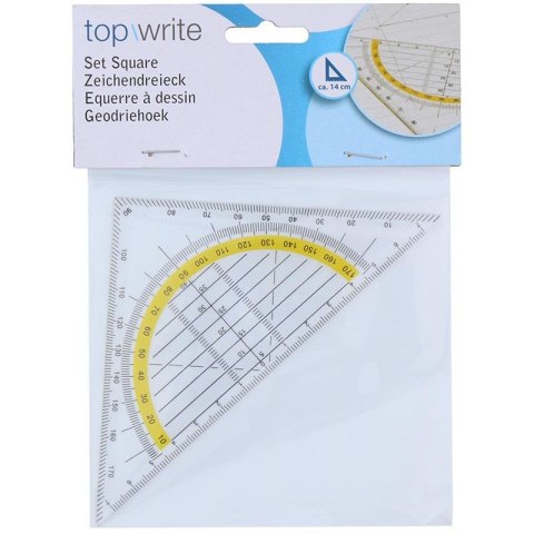 Topwrite - Trójkąt geometryczny 3w1 14 cm Topwrite - Trójkąt geometryczny 3w1 14 cm