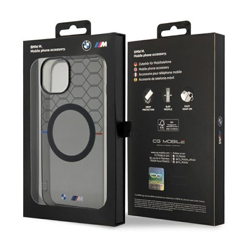 BMW Pattern MagSafe - Etui iPhone 14 Plus (Szary) BMW Pattern MagSafe - Etui iPhone 14 Plus (Szary)
