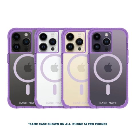 Case-Mate Tough Plus MagSafe - Etui iPhone 14 Pro (La La Lavender) Case-Mate Tough Plus MagSafe - Etui iPhone 14 Pro (La La Lavender)
