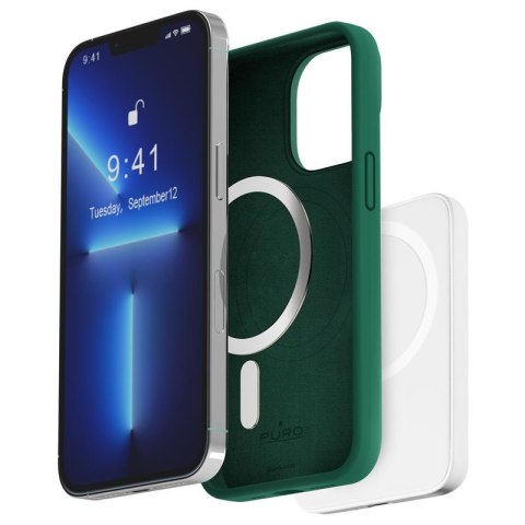 PURO ICON MAG - Etui iPhone 14 Pro MagSafe (Dark green) PURO ICON MAG - Etui iPhone 14 Pro MagSafe (Dark green)