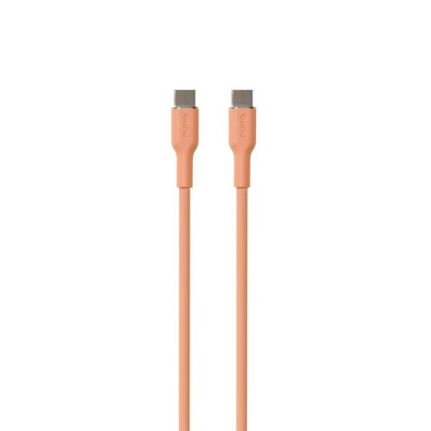 PURO ICON Soft Cable - Kabel USB-C do USB-C 1.5 m (Apricot) PURO ICON Soft Cable - Kabel USB-C do USB-C 1.5 m (Apricot)