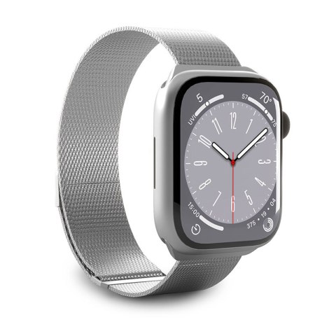 Puro Milanese Magnetic Band - Pasek ze stali nierdzewnej do Apple Watch 42/44/45/49 mm (srebrny) Puro Milanese Magnetic Band - Pasek ze stali nierdzewnej do Apple Watch 42/44/45/49 mm (srebrny)