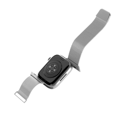 Puro Milanese Magnetic Band - Pasek ze stali nierdzewnej do Apple Watch 42/44/45/49 mm (srebrny) Puro Milanese Magnetic Band - Pasek ze stali nierdzewnej do Apple Watch 42/44/45/49 mm (srebrny)