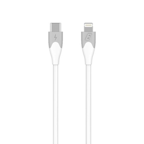 Energizer Classic - Kabel połączeniowy USB-C do Lightning certyfikat MFi 2m (Biały) Energizer Classic - Kabel połączeniowy USB-C do Lightning certyfikat MFi 2m (Biały)