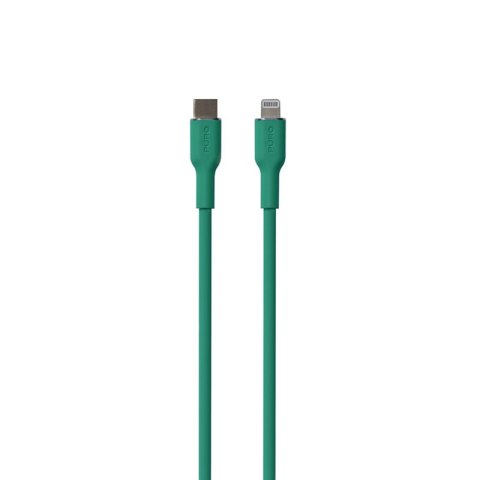PURO ICON Soft Cable - Kabel USB-C do Lightning certyfikat MFi 1.5 m (Jade) PURO ICON Soft Cable - Kabel USB-C do Lightning certyfikat MFi 1.5 m (Jade)