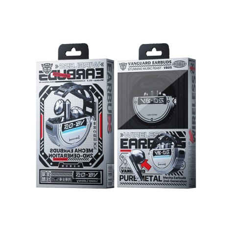 WEKOME VB05 Vanguard Series - Bezprzewodowe słuchawki Bluetooth V5.3 TWS z etui ładującym (Szary) WEKOME VB05 Vanguard Series - Bezprzewodowe słuchawki Bluetooth V5.3 TWS z etui ładującym (Szary)