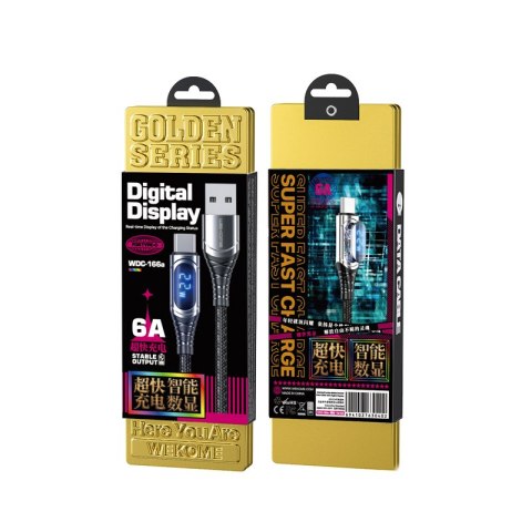 WEKOME WDC-166 Sakin Series - Kabel połączeniowy USB-A do Lightning 6A Fast Charging 1 m (Tarnish) WEKOME WDC-166 Sakin Series - Kabel połączeniowy USB-A do Lightning 6A Fast Charging 1 m (Tarnish)