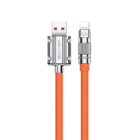 WEKOME WDC-186 Wingle Series - Kabel połączeniowy USB-A do Lightning Fast Charging 1 m (Pomarańczowy) WEKOME WDC-186 Wingle Series - Kabel połączeniowy USB-A do Lightning Fast Charging 1 m (Pomarańczowy)