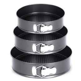 ELITEHOFF TORTOWNICE FORMY ROZPINANE 3 SZT 24/26/28cm E-8013