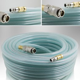 E-hurtownia Wąż Pneumatyczny 10m 1/4 Cala PVC Wytrzymały Ciśnienie do 20 Bar
