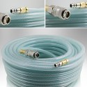 E-hurtownia Wąż Pneumatyczny 50m PVC Złącze 1/4 Cala Maksymalne Ciśnienie 20 Bar