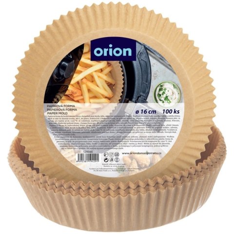 ORION WKŁAD PAPIEROWY DO FRYTOWNICY 16cm 100szt. 120045 ORION WKŁAD PAPIEROWY DO FRYTOWNICY 16cm 100szt. 120045