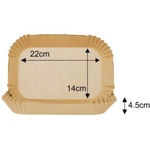 KLAUSBERG WKŁAD PAPIEROWY DO FRYTOWNICY 22x14cm 100szt. KLAUSBERG KB-7783 KLAUSBERG WKŁAD PAPIEROWY DO FRYTOWNICY 22x14cm 100szt. KLAUSBERG KB-7783