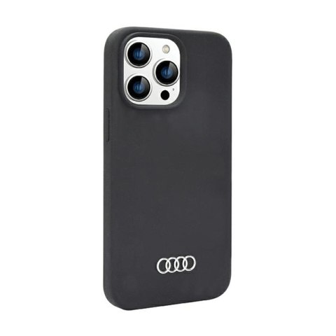 Audi Silicone Case - Etui iPhone 14 Pro Max (Czarny) Audi Silicone Case - Etui iPhone 14 Pro Max (Czarny)