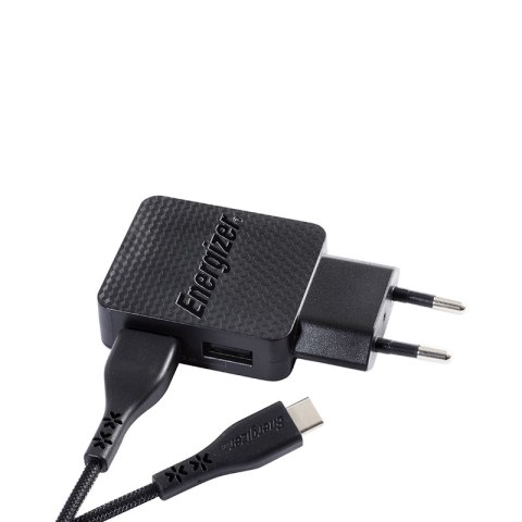 Energizer HardCase - Kompaktowa ładowarka sieciowa 2x USB-A + Kabel USB-C & Micro USB (Czarny) dożywotnia gwarancja Energizer HardCase - Kompaktowa ładowarka sieciowa 2x USB-A + Kabel USB-C & Micro USB (Czarny) dożywotnia gwarancja