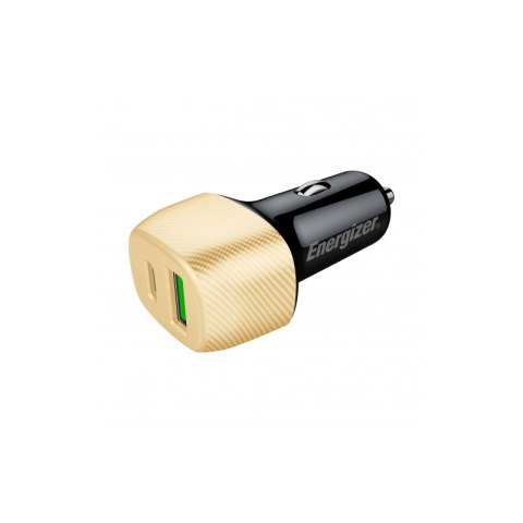 Energizer Ultimate - Ładowarka samochodowa USB-C & USB-A 38W PD + QC3.0 (Złoty / Czarny) Energizer Ultimate - Ładowarka samochodowa USB-C & USB-A 38W PD + QC3.0 (Złoty / Czarny)
