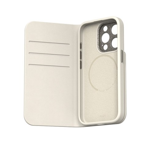 Moshi Overture MagSafe - Skórzane etui 3w1 z klapką iPhone 15 Pro (Eggnog White) Moshi Overture MagSafe - Skórzane etui 3w1 z klapką iPhone 15 Pro (Eggnog White)