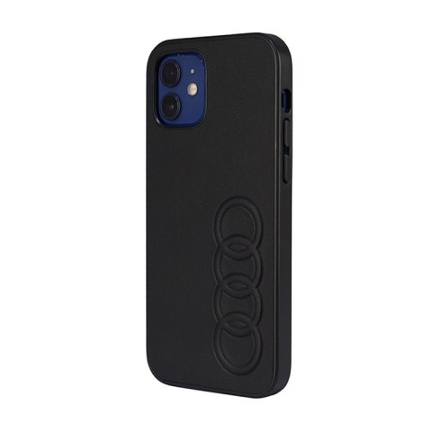 Audi Synthetic Leather - Etui iPhone 12 / iPhone 12 Pro (Czarny) Audi Synthetic Leather - Etui iPhone 12 / iPhone 12 Pro (Czarny)