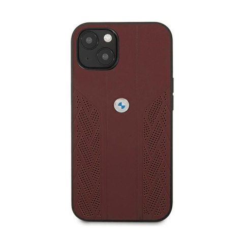 BMW Leather Curve Perforate HC - Etui iPhone 13 (czerwony) BMW Leather Curve Perforate HC - Etui iPhone 13 (czerwony)