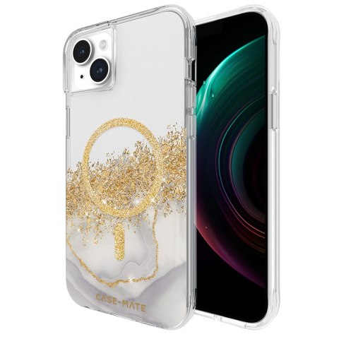 Case-Mate Karat MagSafe - Etui iPhone 15 Plus zdobione złotem (Marble) Case-Mate Karat MagSafe - Etui iPhone 15 Plus zdobione złotem (Marble)